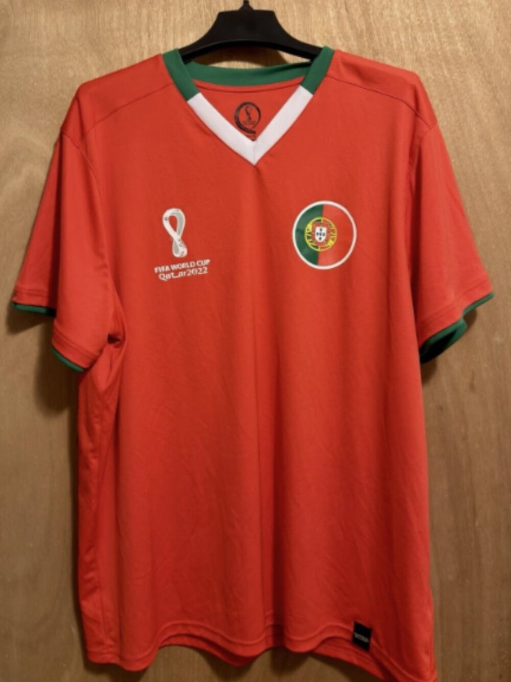 Portugal FIFA World Cup Qatar 2022 Soccer Jersey Red Men's XXL 24" P2P Official